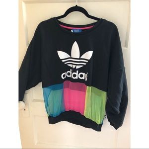 Adidas cropped sweatshirt